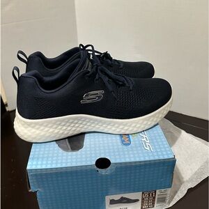 Skechers Men’s Lite  Memory Foam Sneaker Blue US Size 11 NEW IN BOX